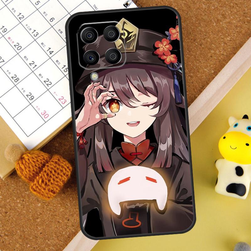 Genshin Impact Hutao Case For Samsung Galaxy M31s M30s M20 M14 M34 M54 M21 M51 M12 M32 M52 M13 M23 M33 M53 Coque
