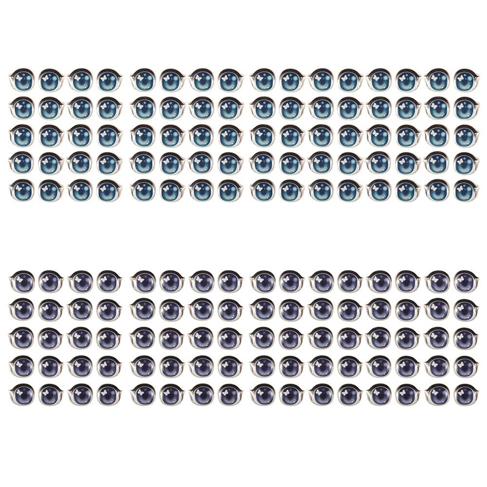 Аксессуары аниме фигурка куклы милые наклейки лицо орган Пастер мультфильм глаза наклейки глиняные наклейки