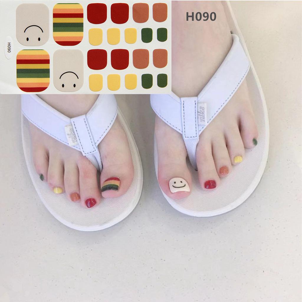 Summer New Toenail Film Nail Art Foot Paste Process Crystal Nail Oil Film Toenail Discount Goods