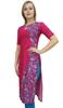 Women's Tunic Magenta Kurti Floral Printed Designer Tunic Kurta