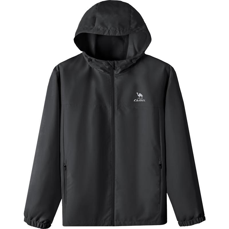 CAMEL Water-Repellent Hooded Outdoor Windbreaker Jacket