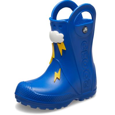 Детские резиновые сапоги Crocs Handle It с молнией, синие, 14 см
