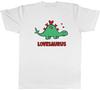 Valentines Day Unisexs TShirt Dinosaur Lovesaurus Hearts Tee Gift