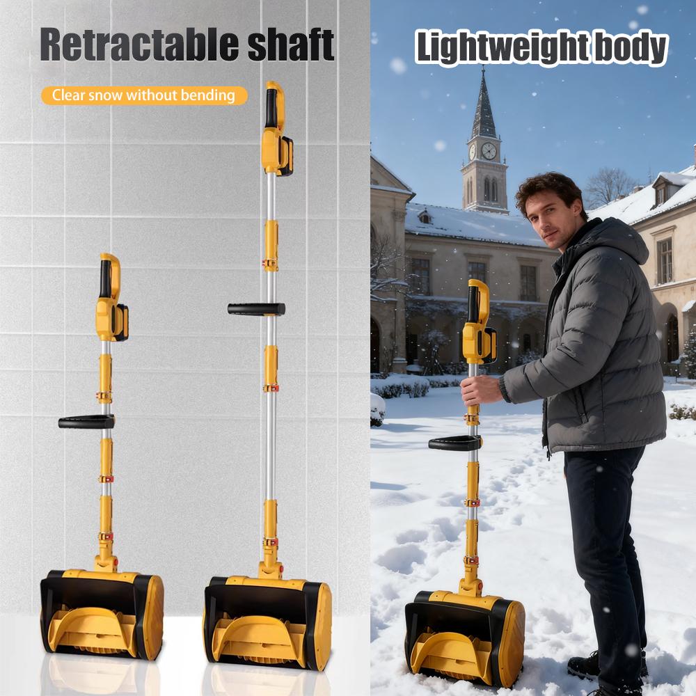 Аккумуляторный снегоуборщик Беспроводной электрический снегоотбрасыватель Машина для уборки снега Легкий инструмент для уборки снега для подъездной дорожки