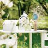 Spray Fan Cartoon Snail Design Silent Motor Mini Handheld Tabletop Fan with Water Mist Cooling USB Rechargeable Handheld Fan