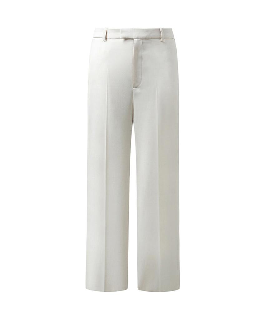 ERER Men High Waist Slacks Ivory