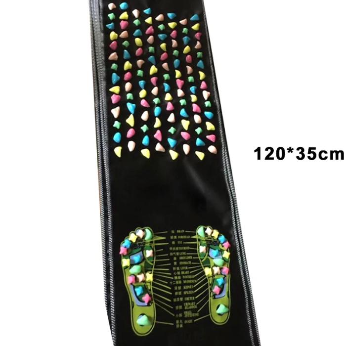 Foot Massage Mat Road Health Foot Point Diagram Plastic Stone Acupressure Relax Stand Press