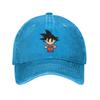 Son Goku Chibi  Dragon Ball  Baseball Cap Casual Distressed Denim  Sun Cap Men Women Outdoor Summer Adjustable Fit Caps Hat