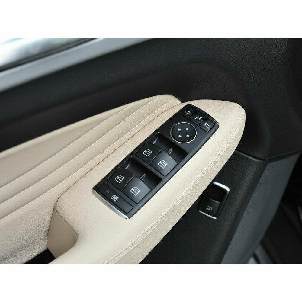 Крышка кнопки переключателя стеклоподъемника водительской двери из 2 частей для Mercedes ML GL R Class W164 W251 X164 - Прочный пластик, OEM-дизайн