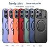 Магнитный чехол для iPhone 17 Pro Max с вращающейся подставкой для Apple 16 Pro, Защитная крышка для серии 15