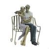 Couple Figure Sculpture,Resin Creative Statue,Novelty Display Ornament,Desktop Decoration Art