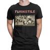 Футболка с принтом американской хардкор-панк группы Turnstile для мужчин и женщин Графические футболки 100% Хлопок Одежда