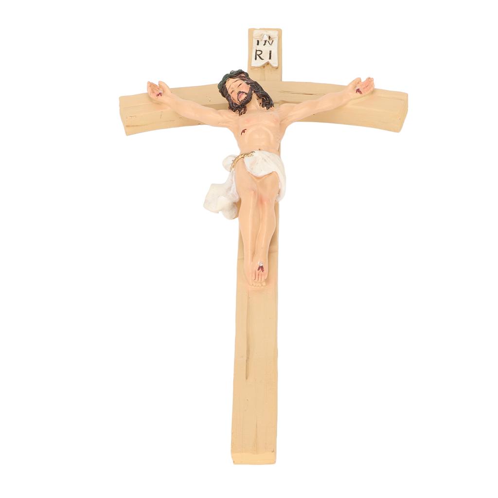 Jesus Christ Crucifix Handcrafted Exquisite Details Crucifix Wall Cross for Home Decoration Gift Collection