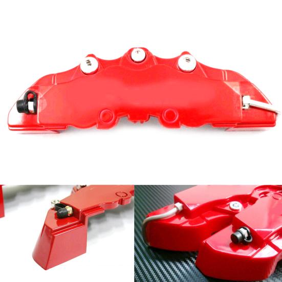 4 шт./компл. 3D универсальный автомобильный передний задний дисковый тормозной суппорт, украшение крышки