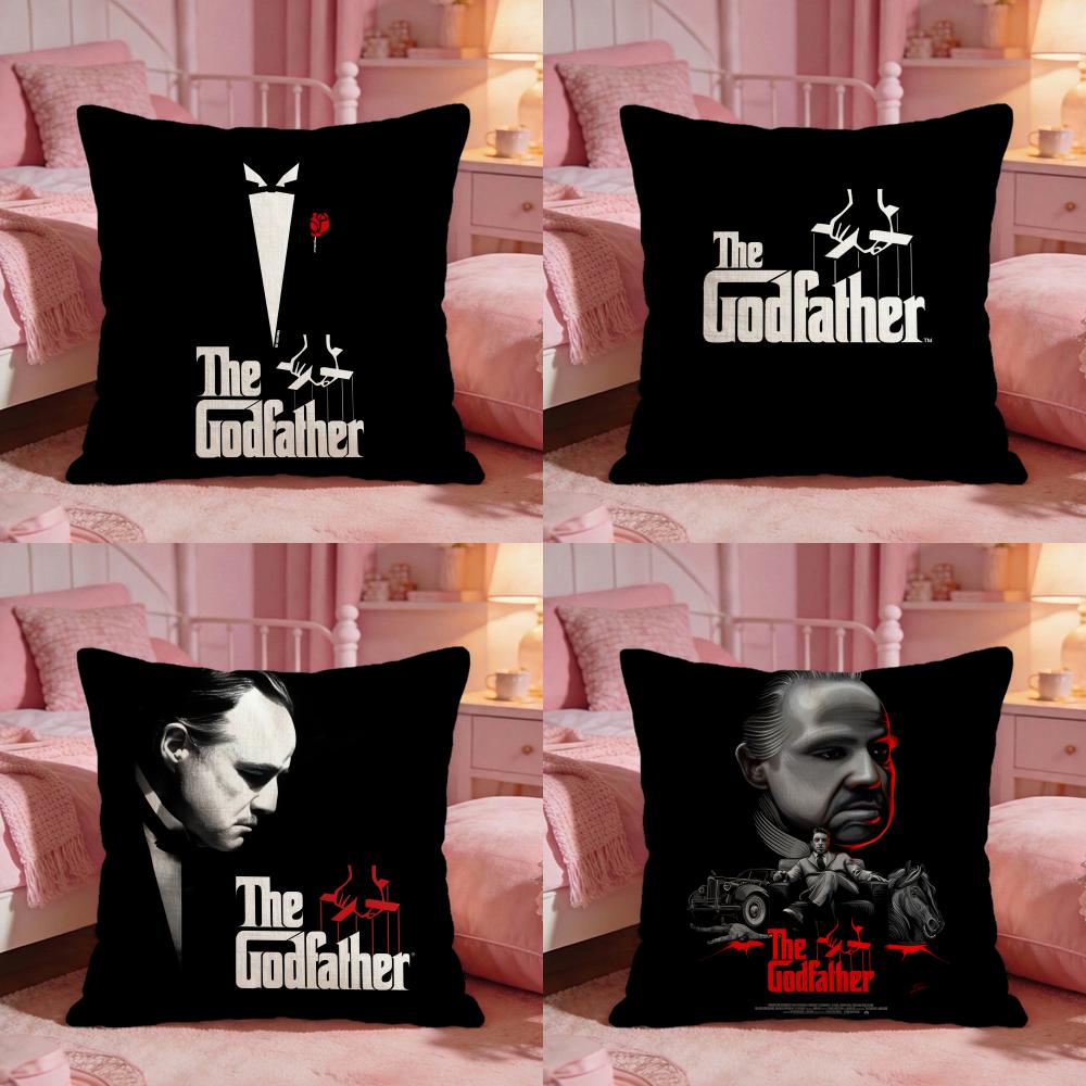 The GGodfather Movie Cushion Cover Premium Comfort Reversible Pillow Cove Two In One Design For Any Room Car Interior