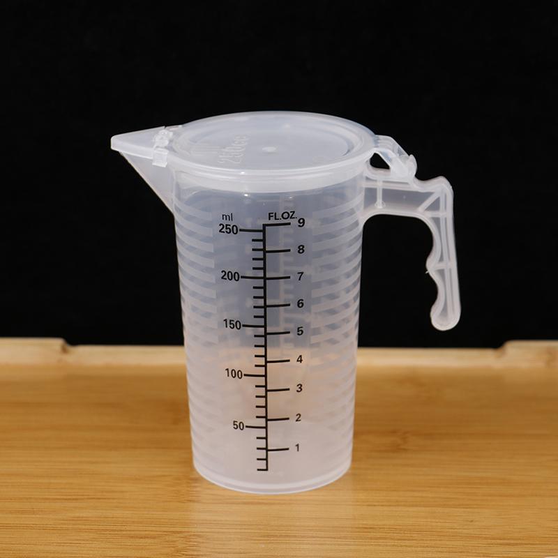 100/250/500 мл мерные стаканы кувшин прозрачный выпечка кухня мука вода с крышкой Sc