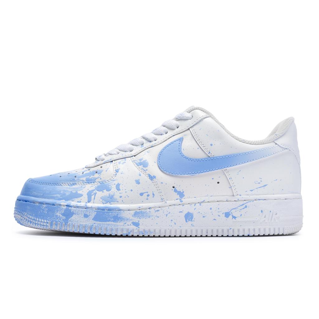 Nike Air Force 1 811 Manufacturing, Surfing Event, Special Shoe Box Low top Skateboard Shoes Men's White Blue CW2288-111(Team80-S-BOX)