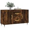 VidaXL Buffet Smoked Oak 100x36x60 Cm Engineered Wood 828153