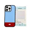 Creative Apple Core Band-Aid Holder, suitable for iPhone17Pro mobile phone case 15/16 simple 13 large holes 14 sets