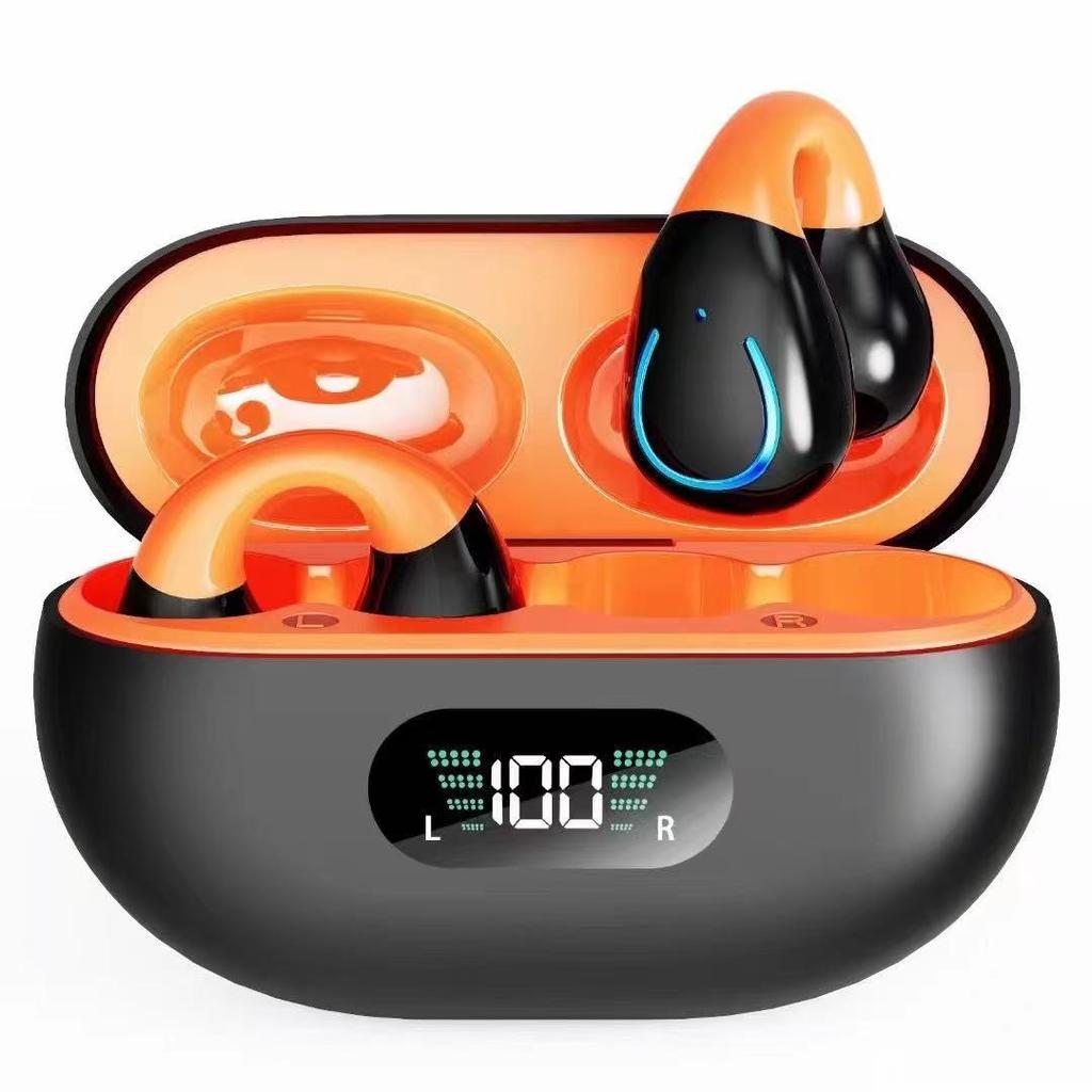 YYKQ71 AI-перевод TWS Клипсовые Bluetooth-наушники: Высококачественный звук, Не в уши, Длительное время работы от аккумулятора для спорта.