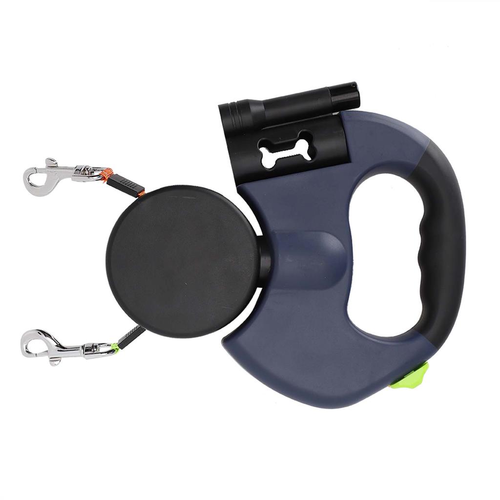 Pet Walking Automatic Extendable Flexible Dog Cat Traction Rope Dual Headed Hand Holding with