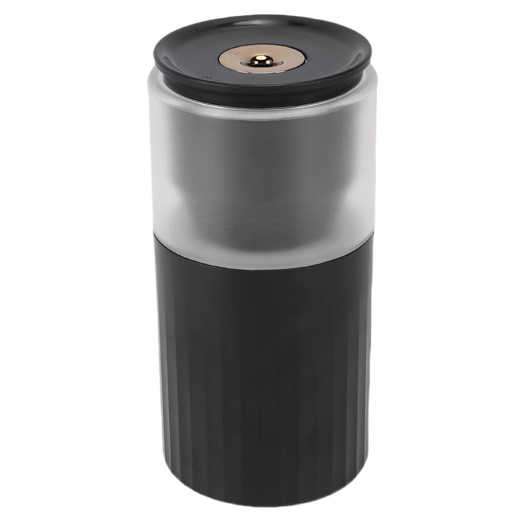 Small Desktop Humidifier ABS 2 Modes Quiet Portable Cool Mist Humidifier with Light for Indoor Office Car Black