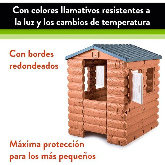 Maisonnette de camping FEBER - FAMOSA - Cottage en bois massif - Pour enfants de 3 ans et plus