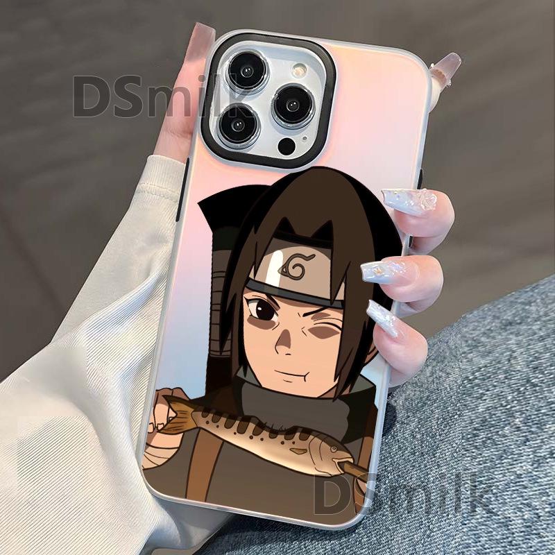 Чехол Itachi Naruto для iPhone 15 Pro 14/13 Aurora White 12 Apple 11XsMax XR.
