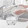 Sink Mesh Basket Brush Holder Easy To Cleaning Space Saving Multifunctional Food Catcher Draining