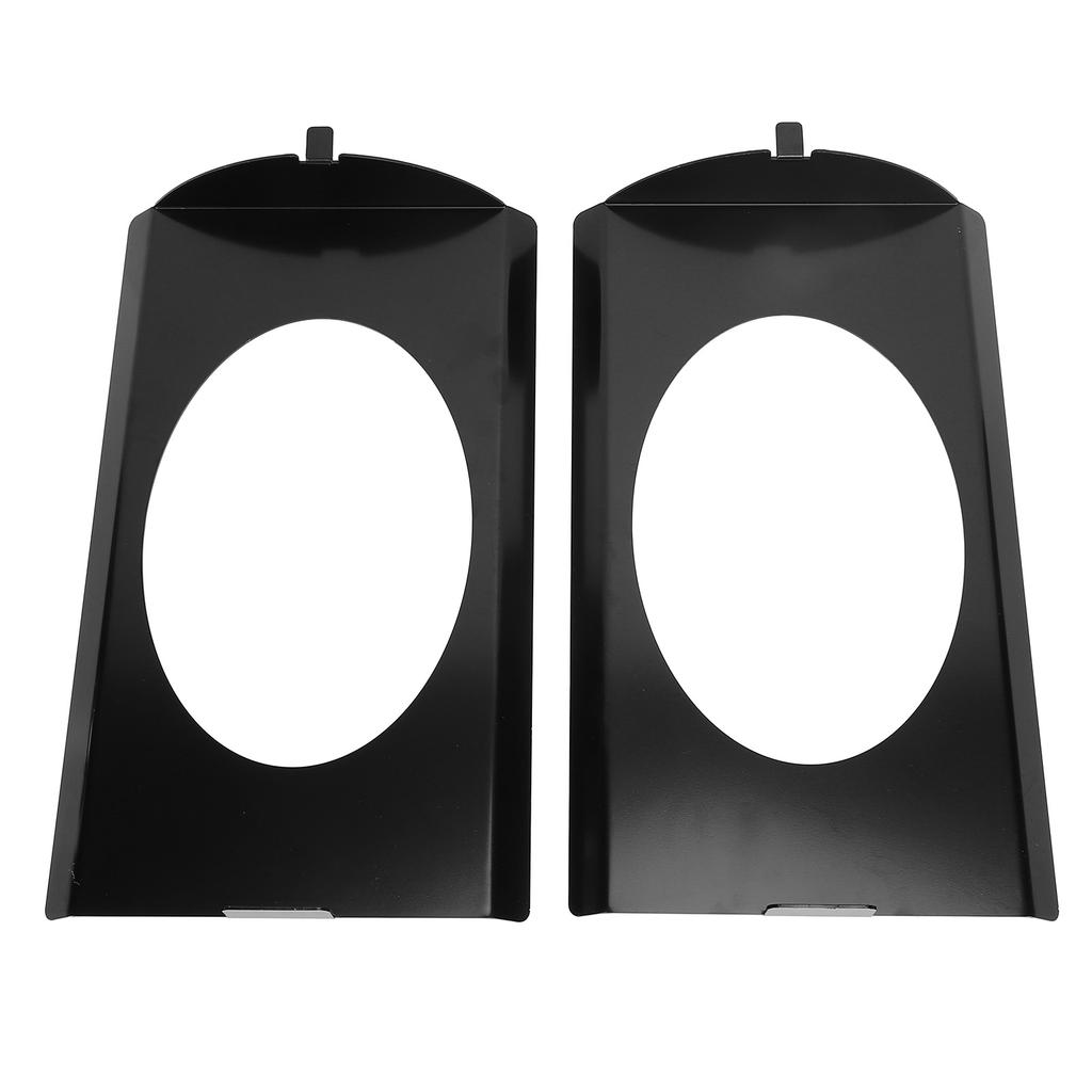 1 Pair Behind Seat Speaker Brackets 6x9 Inch Steel Cab Corner Speaker Brackets for C10 1973‑1987 Black