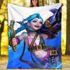 1pc Game L-Lol Theme Blanket - Digital Print, Polyester, Cozy for All Seasons, Perfect for Outdoor, and Travel