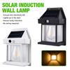 Outdoor Solar Wall Lamp Waterproof Tungsten Filament Lamp Induction Lamp Household Garden Wall Light Villa Lighting Night Light