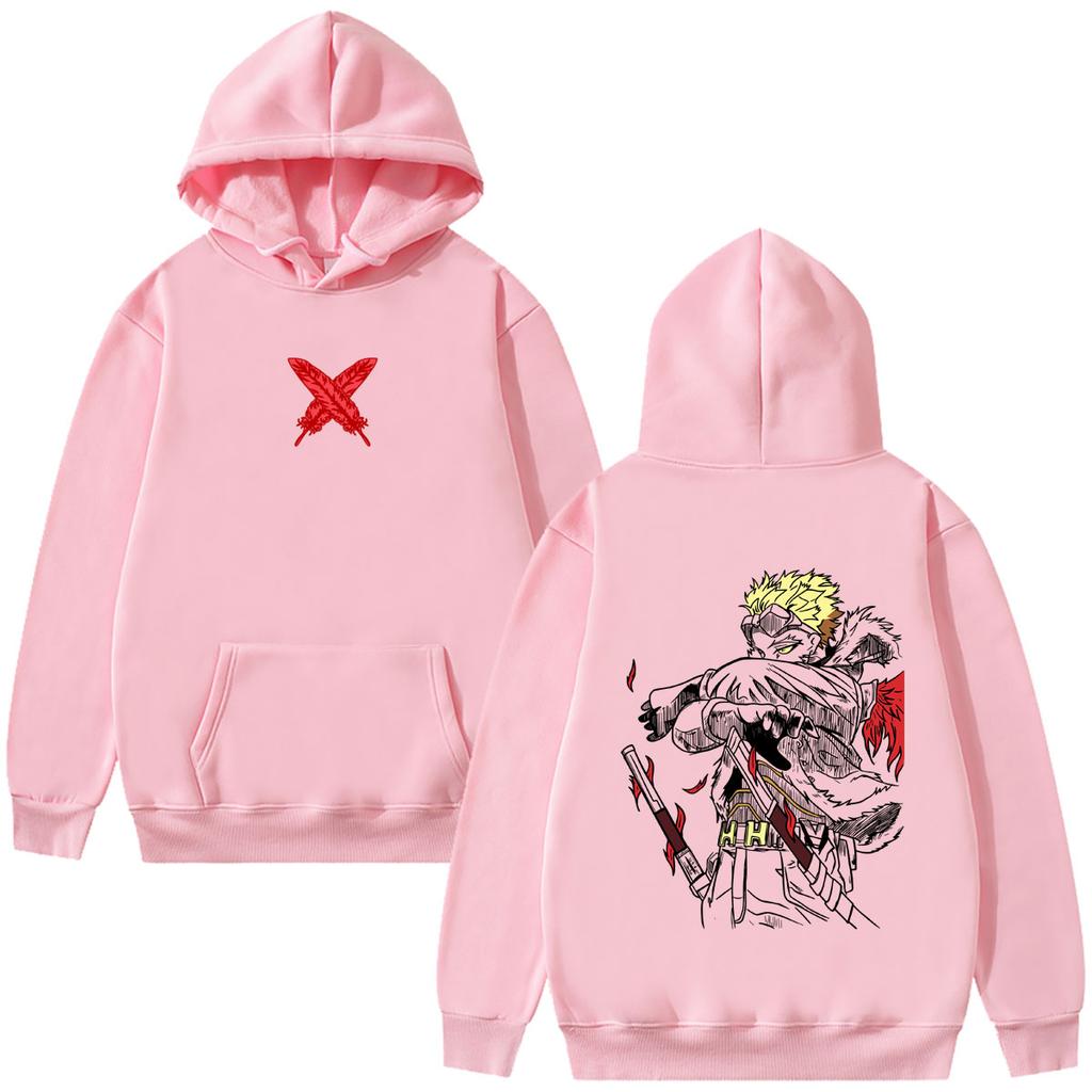 Hot Anime My Hero Academia Print Hoodie Cartoon Takami Keigo Hawks Graphic Sweatshirt Unisex Manga Vintage Pullover Hoodies