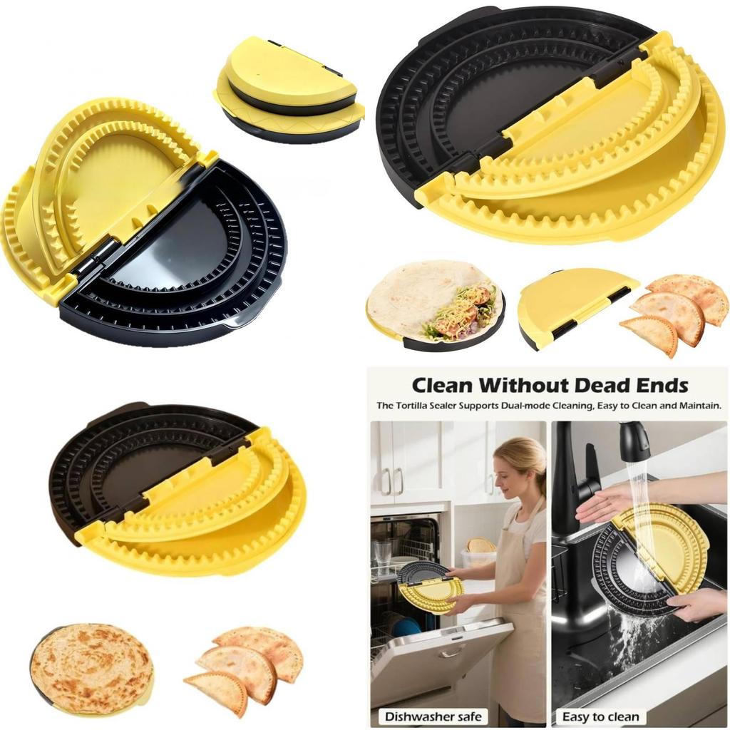 Tortilla Sealer 3in1 Adjustable Manual Corn Wrap Press For Kitchen Cooking