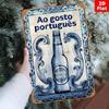 Винтажная металлическая жестяная вывеска Super Bock Рустикальный Декор Стены Паба 8x12 Дюймов Ретро Домашний Бар Кафе Гараж