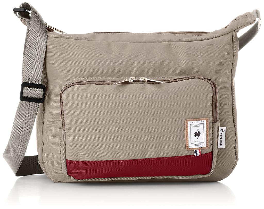 Сумка Coq Shoulder Andilee gray [Le Sportif], водоотталкивающая, нейлон, двухцветная, 36389, серия, женская,