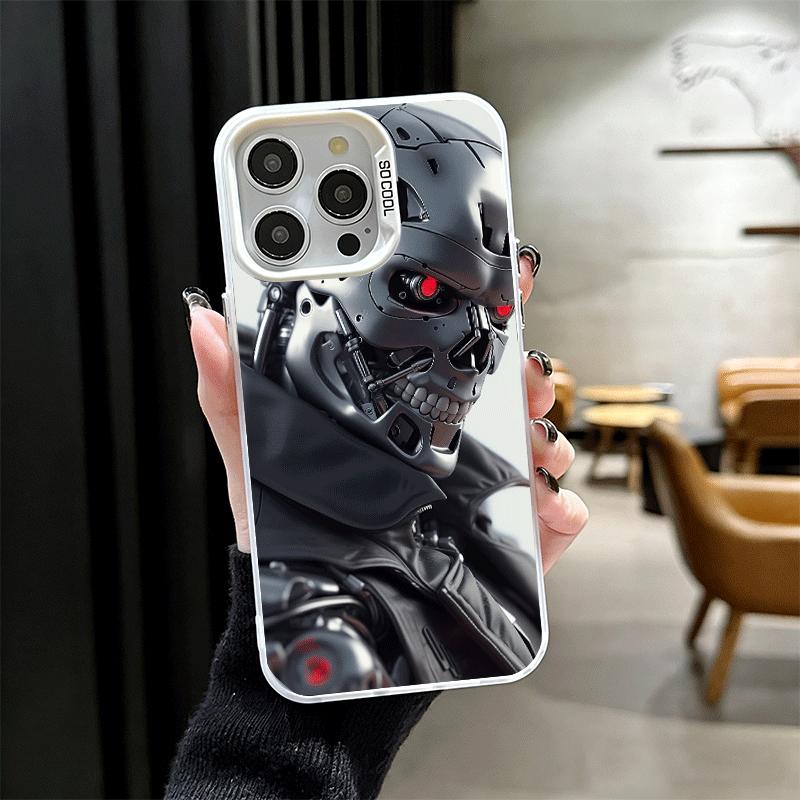 Terminator Arnold Schwarzenegger Shockproof Phone Case for iPhone 17 Air 16 16E 15 Pro Max 14 Plus 13 Mini 12 Back Cover Anti Fa