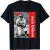 Футболка Baseball Freaks Jackie Robinson, тематика бейсбола - Черная, Маленький размер, Унисекс для взрослых, С коротким рукавом, Футболка