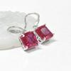 Gethin Jewelry Корейская мода Циркониевые квадратные серьги для женщин - Простой дизайн