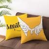 Lemon Pineapple Cushion Cover 45x45cm Summer Yellow Pillow Case Sofa Decoration Pillow Cover Geometric Striped Throw Pillowcase