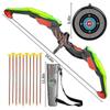 Bow And Archer Set - Archery Toy Set - Led With 13 Suction Cup Arrows, & Quiver