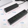 Универсальный европейский сетевой фильтр с USB, британский и немецкий стандарт, умная маленькая южноафриканская розетка