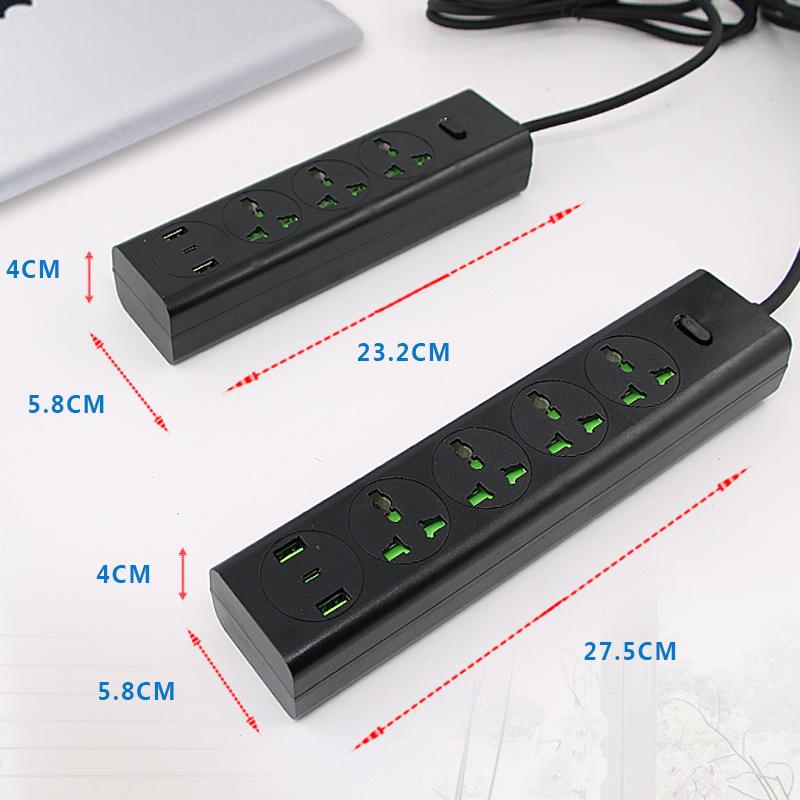 Универсальный европейский сетевой фильтр с USB, британский и немецкий стандарт, умная маленькая южноафриканская розетка