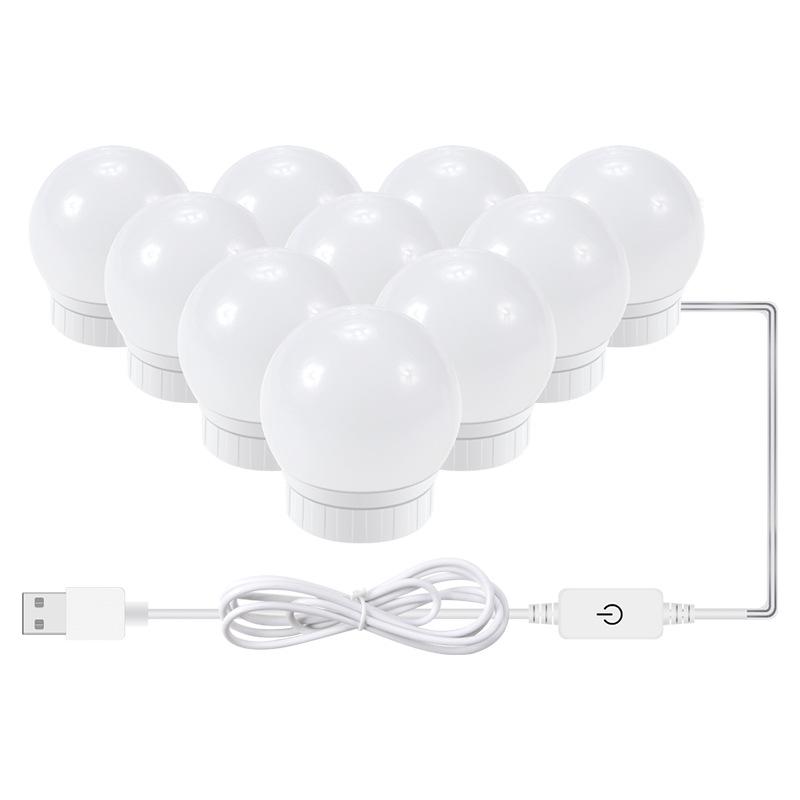LED Dimmable Hollywood Vanity Mirror Lights for Bathroom