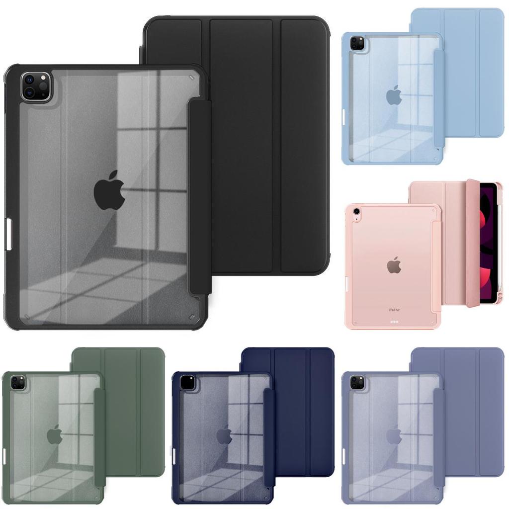 For Apple Ipad Pro 11 Inch M4 Magnetic Flip Cover With Faux Leather For Sleep Mode And Shock Absorption