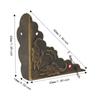 12pcs Solid Construction Metal Corner Protectors Decorative Corner Protectors  For Cabinet
