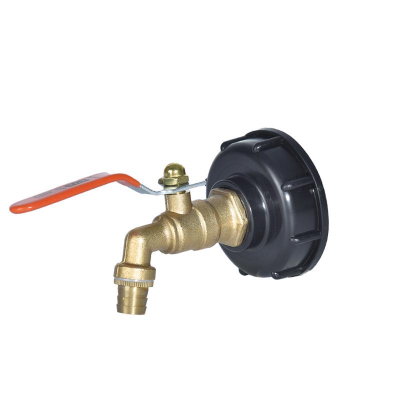 IBC Tote Adapter: S60*6 to 3/4-Inch Brass Water Tap Valve Fitting