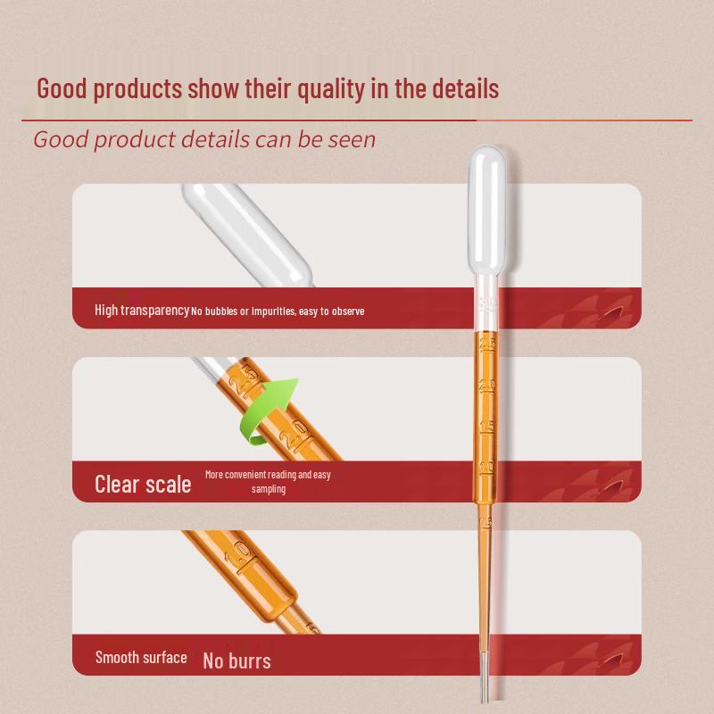 LABSHARK Disposable Plastic Pasteur Pipette with Graduations