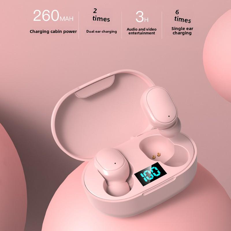 Новая интеллектуальная Bluetooth-гарнитура с цифровым дисплеем, беспроводная спортивная мини-гарнитура, стереонаушники-вкладыши