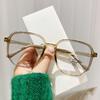 Large Frame Tr Glasses For Women Can Be Matched With Degrees, Large Face, Thin Polygon, Eye Frame, Frame, Plain Face And Small Face 1149